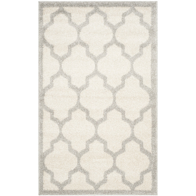 Willa Arlo Interiors Maritza Beige/Light Grey Flat Woven Area Rug